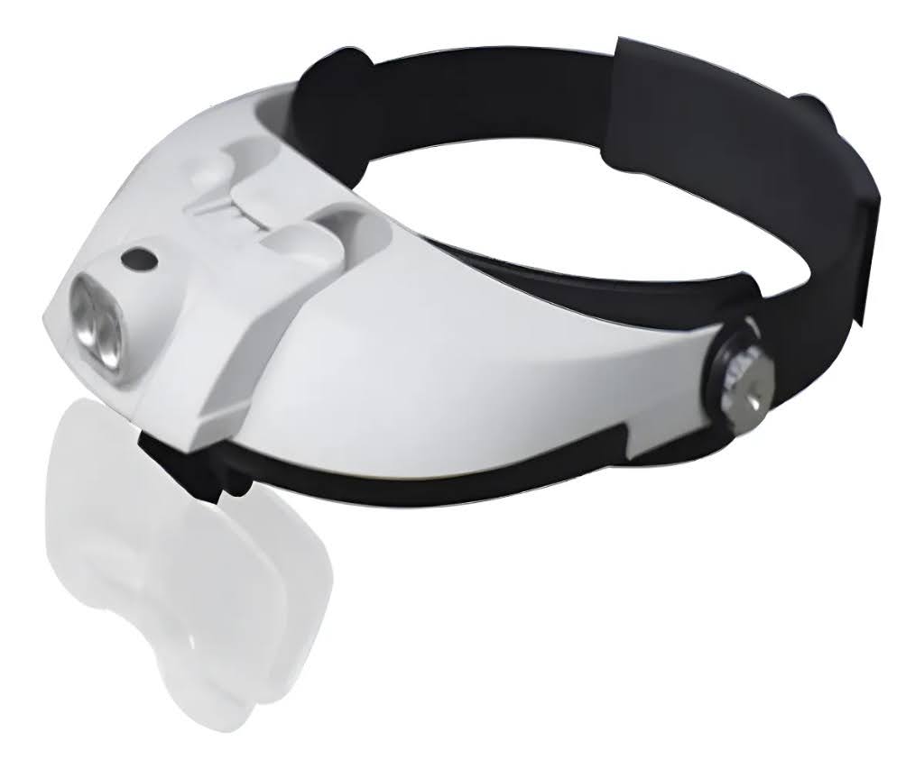 lupa de cabeça led relojoaria